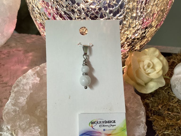 Pendentif pierre de lune