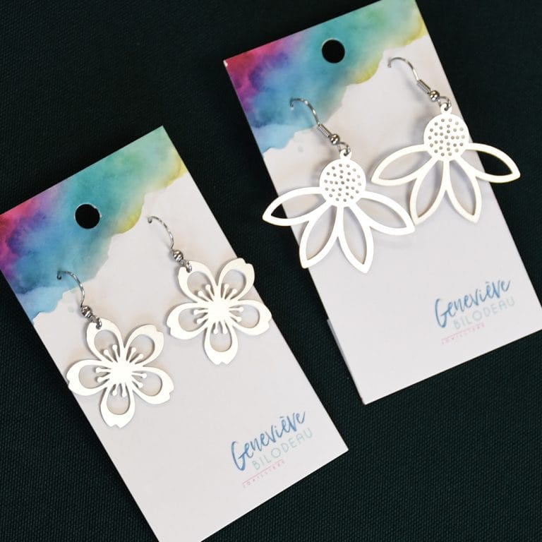 Boucles d'oreilles Laser