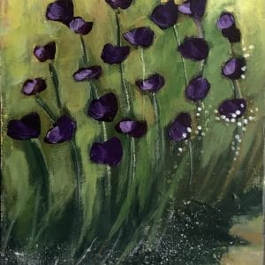 Fleurs prêt de la grange