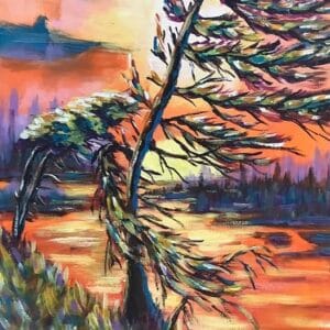 Soleil le vent soleil couchant